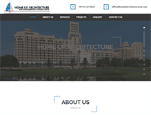 Tablet Screenshot of homeofarchitecturerak.com